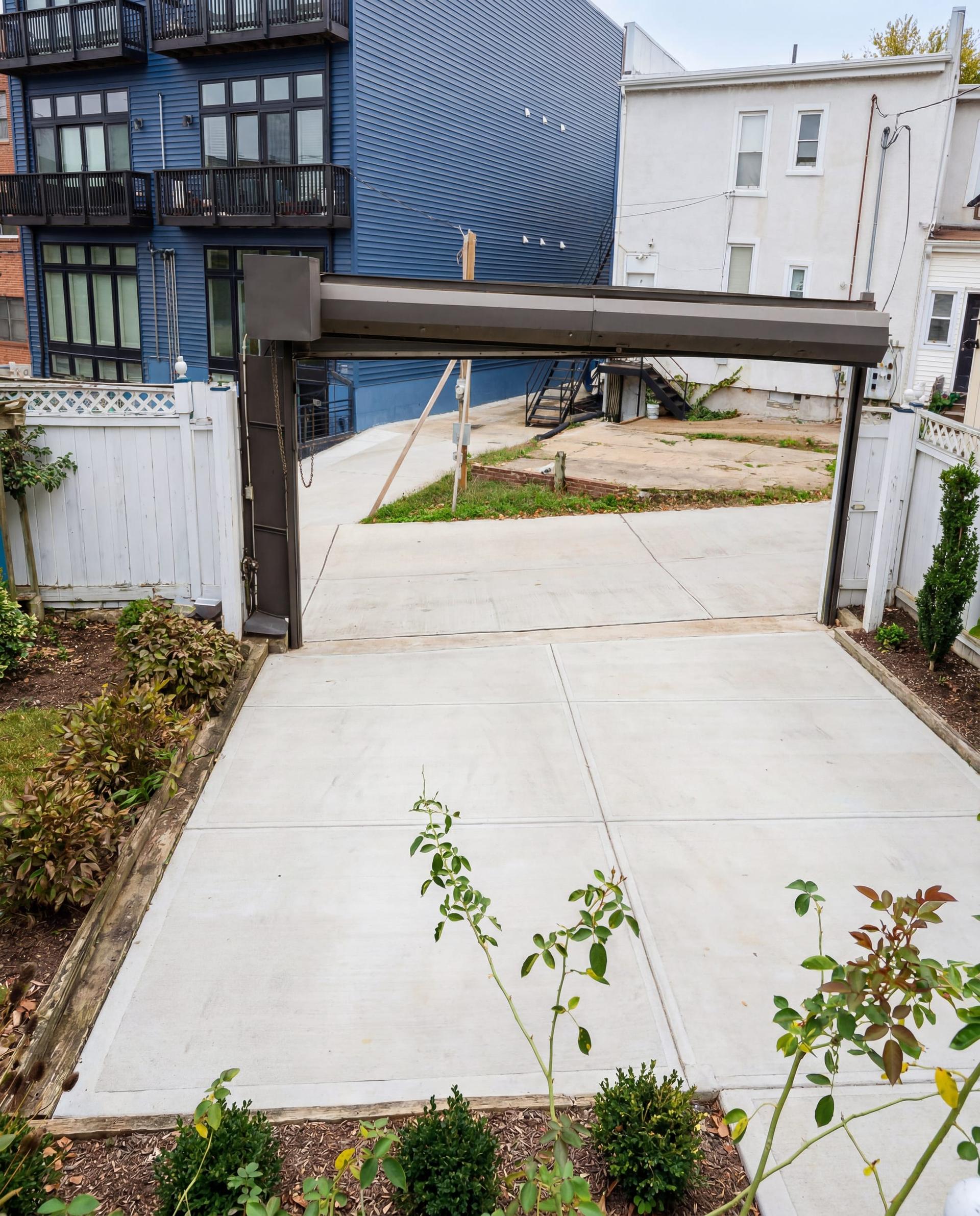 Concrete parking pad rebuild in Washington, DC