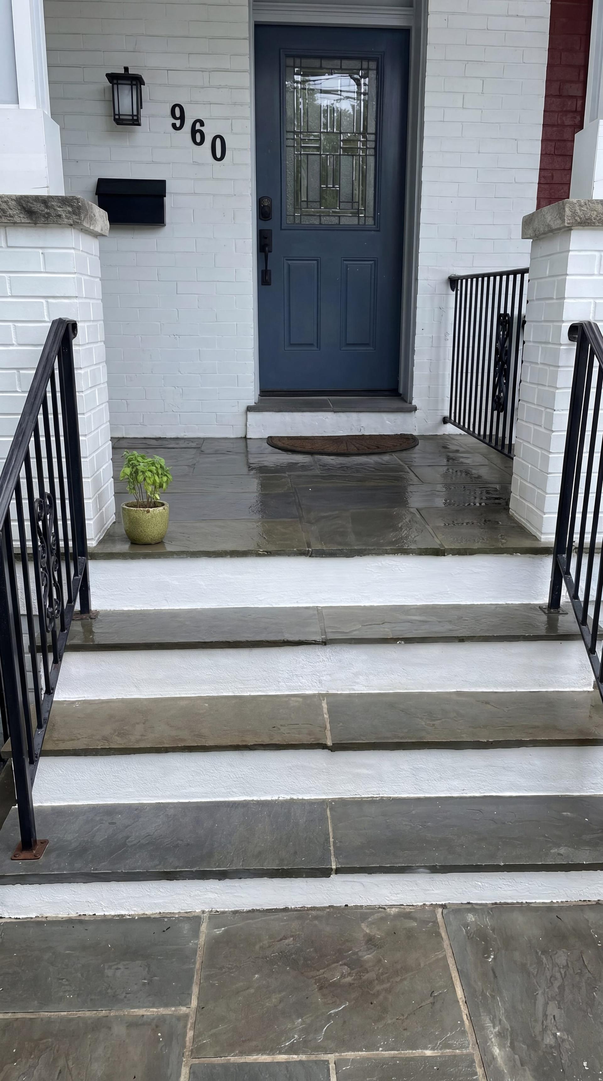Custom flagstone installation in Washington, DC