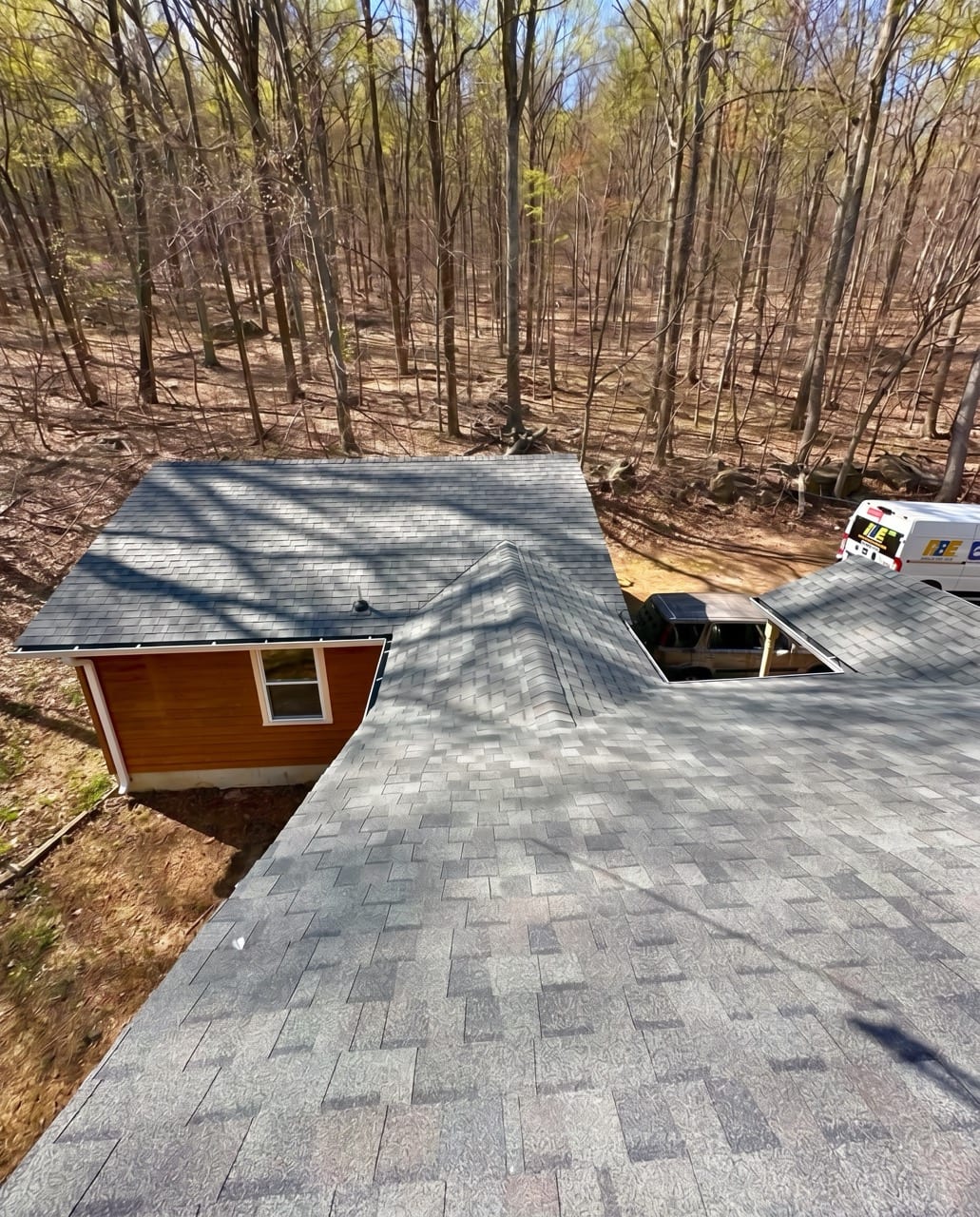 Roof replacement due to Tree in Knoxville, MD — Roof replacement angle 2